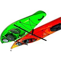 StoreYourBoard - Soporte de techo para 2 kayaks- soporte para colgar en la cabeza- ajustable
